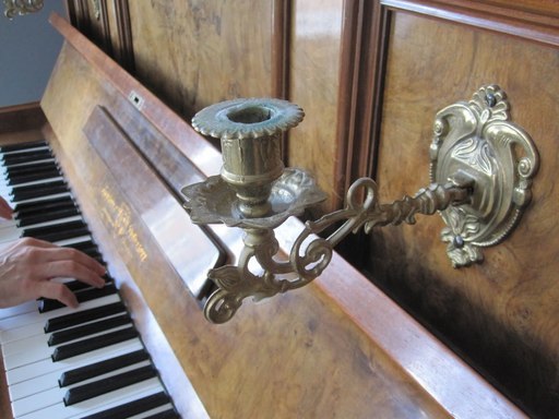 【新品・送料込！】アップライト用　ピアノ燭台 Candle Holders for Upright Piano