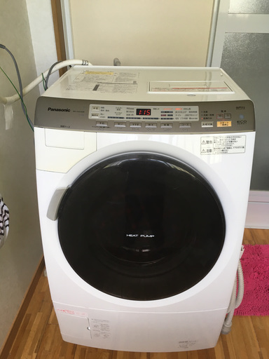 【中古品】 パナソニック NA-VX5100L ドラム式洗濯乾燥機 2012年製 クリスタルホワイト 9.0kg 左開きタイプ