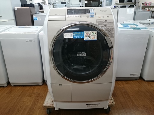 無料軽トラ・有料配送サービス有！HITACHI（ヒタチ）9.0kgドラム式洗濯乾燥機のご紹介です！