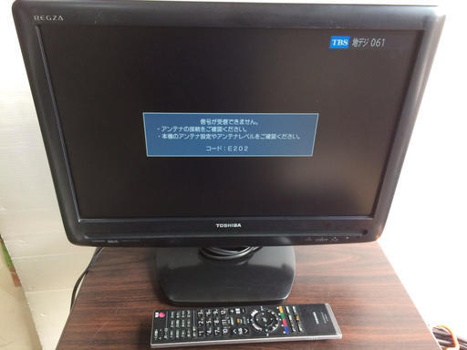 REGZA 液晶テレビ 19型 19A3500 　調布市