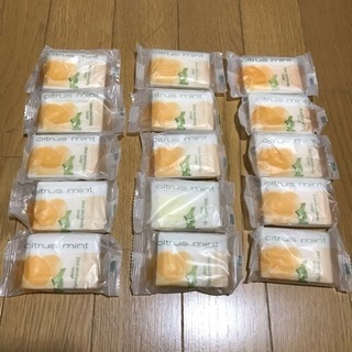 高級ホテル 石鹸 15個セット★シトラス ミント★洗顔 ボディー...