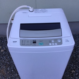 SANYO サンヨー 全自動洗濯機 7.0kg ASW-70D ...