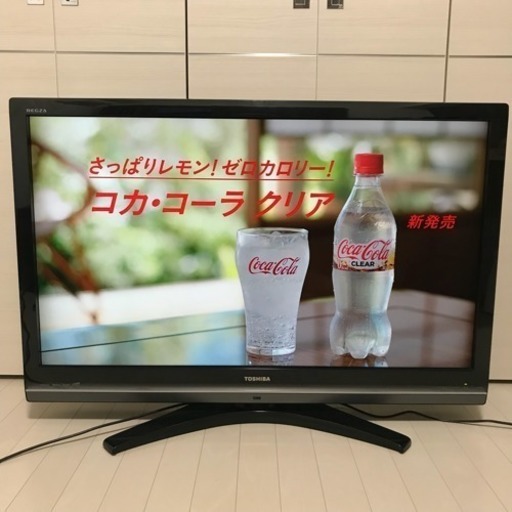 ダブル録画対応 TOSHIBA 42型 液晶テレビ アンテナケーブル付属