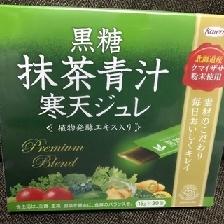 【未開封:値下げ】黒蜜抹茶青汁寒天ジュレ