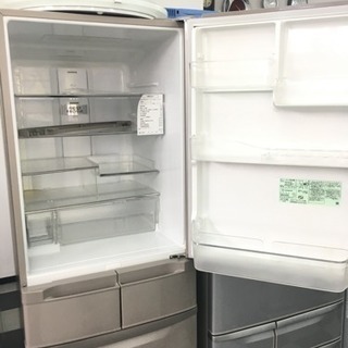 ☆ 日立 ノンフロン冷凍冷蔵庫 R-K42E 製氷機付 415L 2014年製 