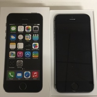 <中古>iphone5s 黒 16GB AU 