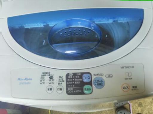 取引中日立全自動洗濯機五キロ