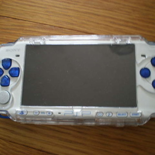 ｐｓｐ　ブルーホワイト　本体　プロテクター　メモリーカード　バッ...