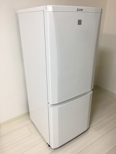 冷蔵庫　2016年製　三菱MR-P15EA-KW