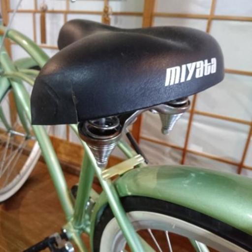 自転車 ２６インチ miyata Beeno ｴﾒﾗﾙﾄﾞｸﾞﾘｰﾝ パール