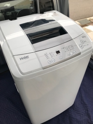 取引中です。2016年製ハイアール全自動洗濯機6キロ超美品！千葉県内配送無料！設置無料！