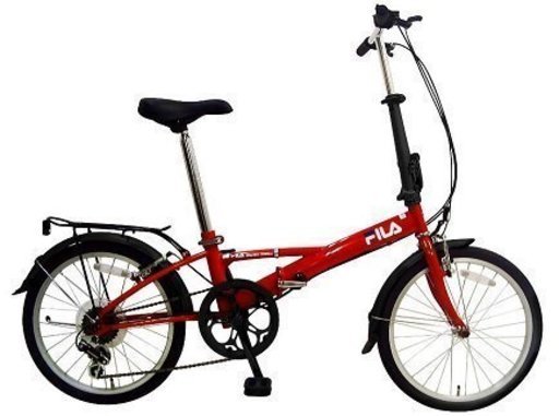 FILA　FL-206TE　RED 20インチ折りたたみ自転車