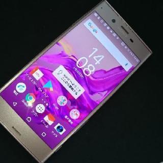 au XPERIA XZ SOV34 ピンク 中古良品 ＆新品ケース付