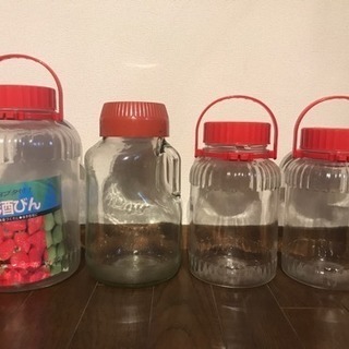 果実酒びん 保存容器 ガラス 差し上げます。