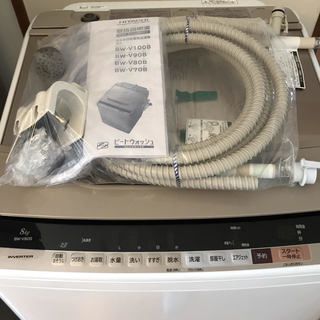 洗濯機 ビートウォッシュ 8Kg 2018年製 未使用 BM-V80B(N)