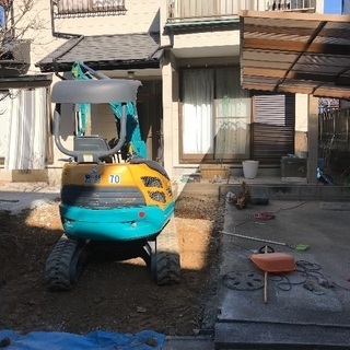 危険なブロック塀部分カット、撤去、ハッリ工事解体工事 - 福岡市