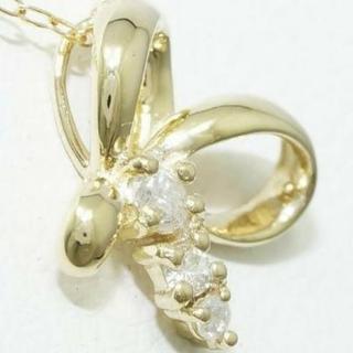 刻印有、k18、ダイヤ0.63ct、ネックレス