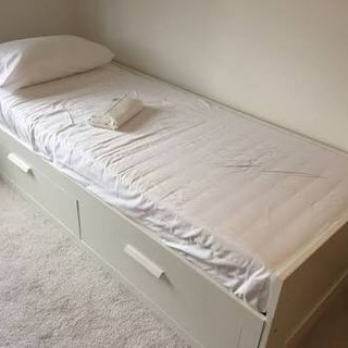 IKEAブリムネス/BRIMNES Day bed (ホワイト/...