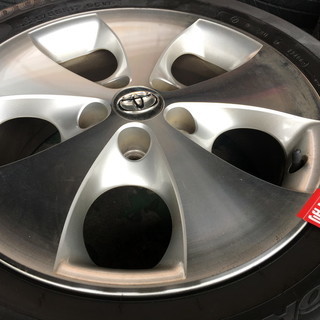 トヨタ純正 アルファード10系 225/55R17 95W タイヤホイール 4本