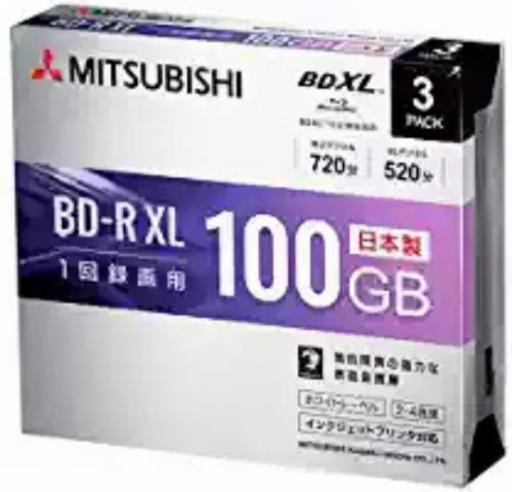 Blu-ray 100GB ３枚