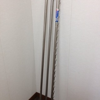 メーカーMORYの物干し竿　３本　左右伸縮　日本製