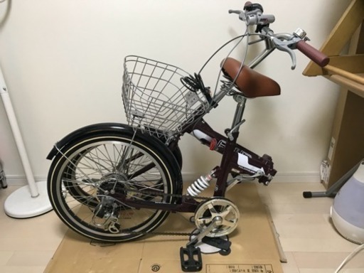 折りたたみ自転車 6段ギア