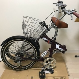 折りたたみ自転車 6段ギア