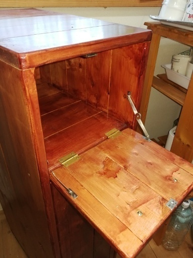 手作り カントリー調 ダストボックス メープル色 Diy 手づくり 木工 ゴミ箱 ごみ箱 ダストストッカー Jeep 柿生の家具の中古あげます 譲ります ジモティーで不用品の処分