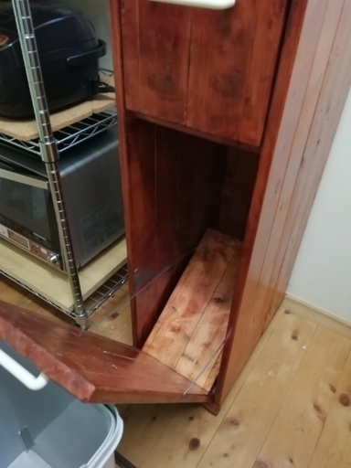 手作り カントリー調 ダストボックス メープル色 Diy 手づくり 木工 ゴミ箱 ごみ箱 ダストストッカー Jeep 柿生の家具の中古あげます 譲ります ジモティーで不用品の処分