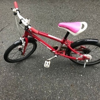 18インチの子ども用自転車あげます