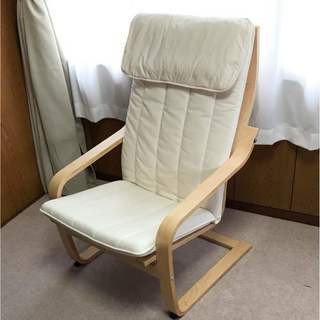 美品★イケア IKEA POANG アームチェア ポエング 椅子...