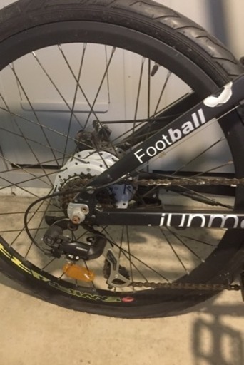 電動アシスト自転車 26インチ 折りたたみ 黒