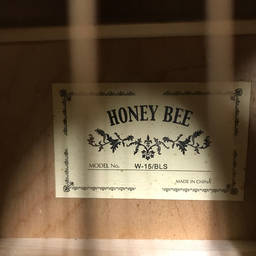 Honey Bee ハニービー アコースティックギター ウエスタンギタータイプ ブルー W 15 Bls Banul バナル 岩倉の弦楽器 ギターの中古あげます 譲ります ジモティーで不用品の処分