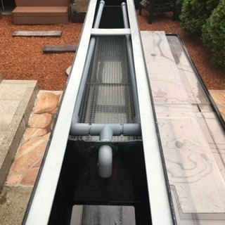 引取り限定 120cm アクリル水槽 上部濾過槽 コトブキ 水槽台セット