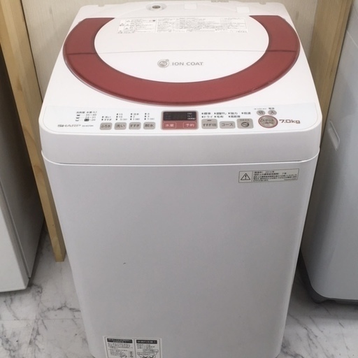 シャープ 7ｋ 洗濯機 ES-KS70N-P 2014年 L081
