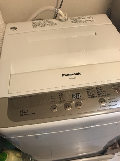 Panasonic 洗濯機6.0キロ 2016