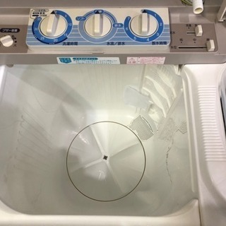 HITACHI 日立 二層式洗濯機 6kg 2015年製 PS-60AS 60青空 中古