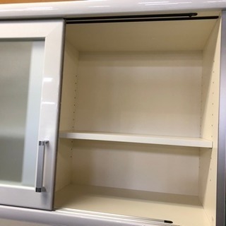 パモウナ 食器棚 レンジボード オシャレ デザイン家具 中古品 幅1050