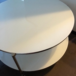 白テーブル 可動式