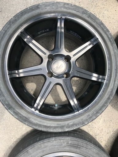 最終値下げ！！レイズベルサス  16インチ  7J  off32  PCD100  4穴