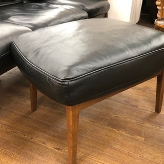 KEYUCA オットマン付３人掛けソファー