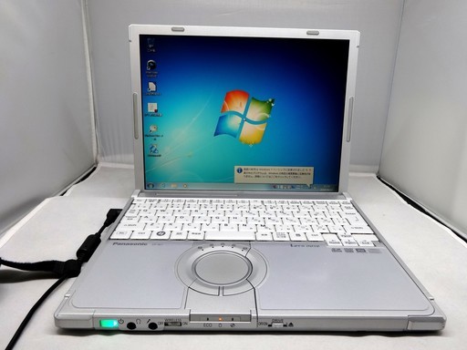 10000円!!Windows7●ネット、Youtube、DVD再生、書き込み対応●パナソニック　LET'S NOTE CF-Ｗ7●Windows７ 32bit メモリ2ギガ DVDRW●Core 2Duo U7600 1.20ギガ HDD80GB●office2013互換対応