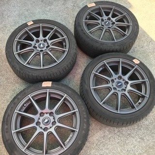 値下げ！215/45/17 ホイル付きノーマルタイヤ