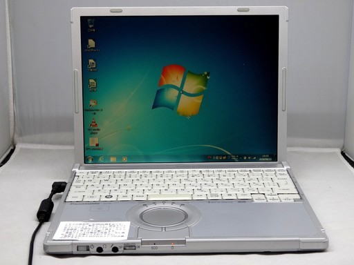 7000円!!Windows7●ネット、Youtube対応●パナソニック　LET'S NOTE CF-T8●Windows７ 32bit メモリ2ギガ ●Core 2Duo U9400 1.40ギガ HDD80GB●office2013互換対応●