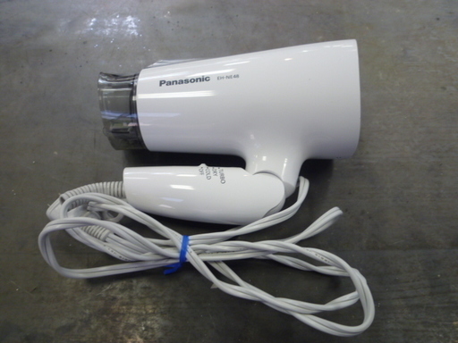 R 中古 Panasonic ヘアドライヤー イオニティ 白 EH-NE48