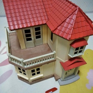 美品!!シルバニアファミリー「あかりの灯る大きなお家～ギフト