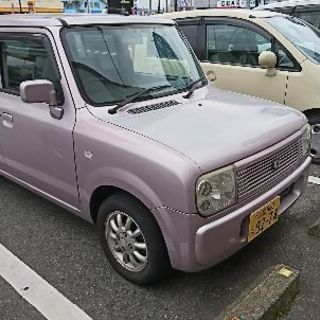 今月まで値下げ格安！！ラパン ピンク 車検付き レザーシート