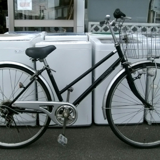 札幌市 整備済 ２７インチ ６段変速 自転車 シティーサイクル ...