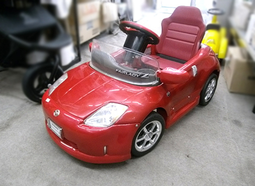 札幌 入手困難品!【日産 フェアレディZ Z33型 レッドシートバージョン】NISSAN ペダルカー 足漕ぎ ミズタニ 玩具 スポーツカー 2～4才 本郷通店