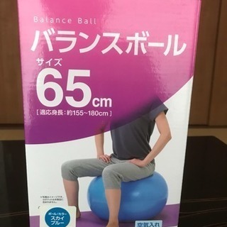 バランスボール 65cm スカイブルー